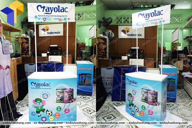 booth nhua lap rap MAYOLAC 