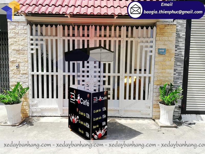 booth bán cafe lắp ráp giá rẻ