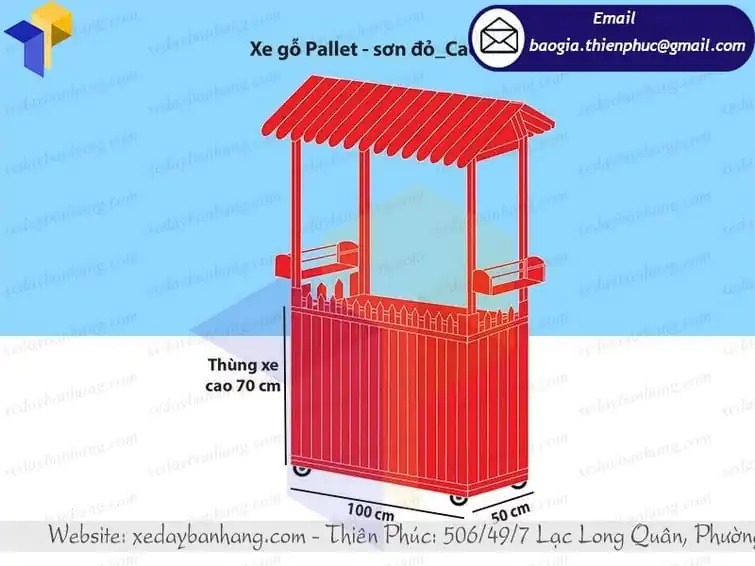 báo giá xe sinh tố trái cây bằng gỗ