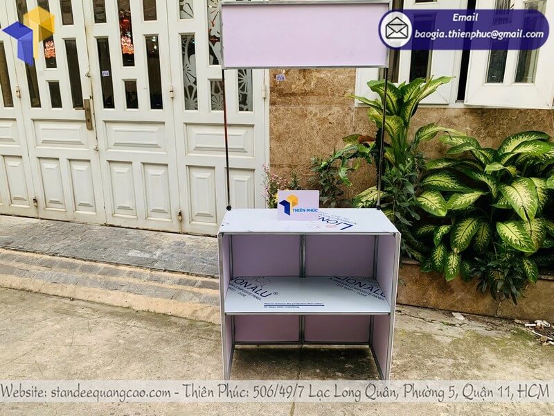 thiết kế booth quảng cáo