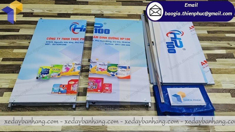 booth lắp ráp bán hàng bằng sắt