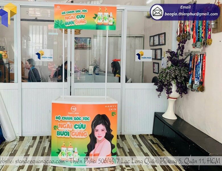 booth nhựa quảng cáo sự kiện