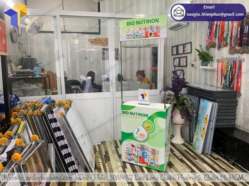 booth quảng cáo bán hàng bền