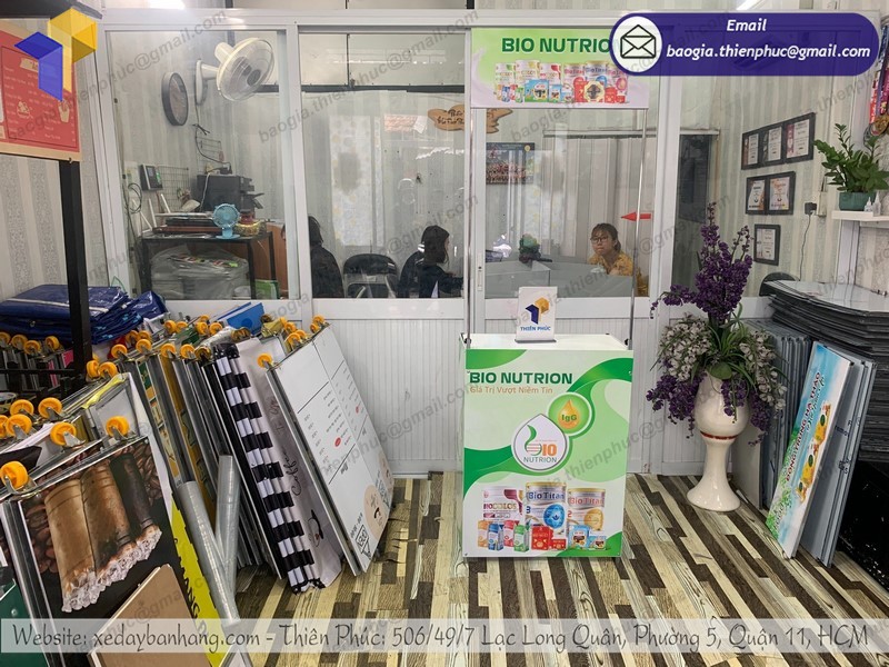 booth quảng cáo bán hàng rẻ