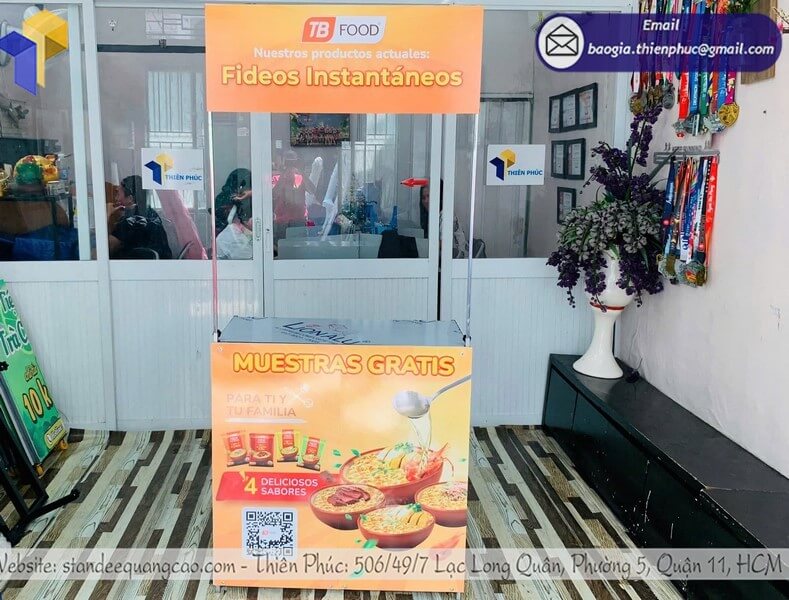 Booth quảng bá sản phẩm mới