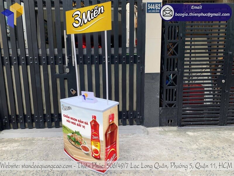 booth quảng cáo di động