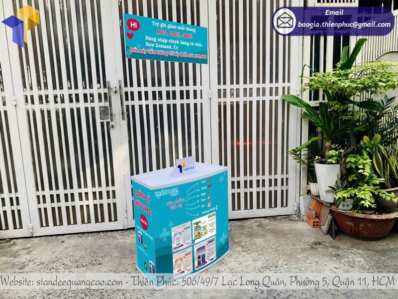 booth sampling di động giá rẻ