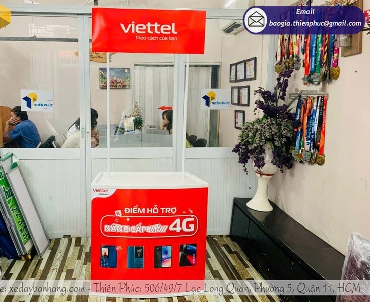 Booth Quảng Cáo Nhựa Đẹp