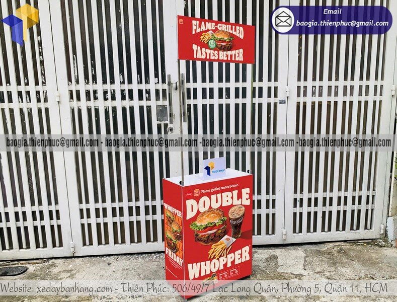 booth sampling gọn nhẹ