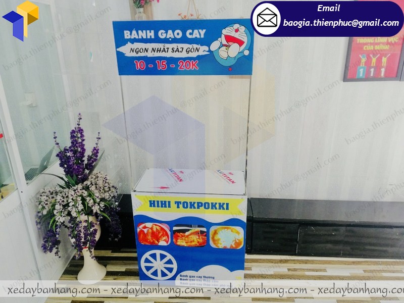 booth samping sắt bán hàng ở sài gòn