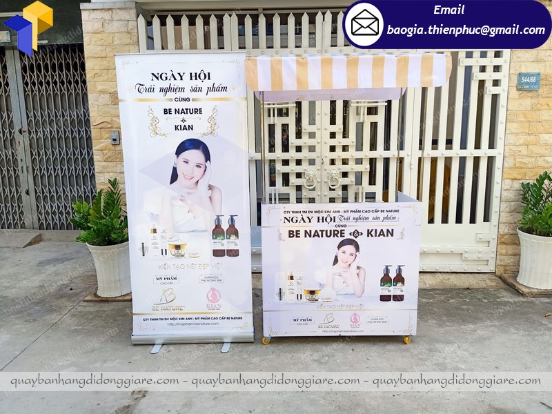 Booth sampling bán hàng lắp ráp tại TPHCM