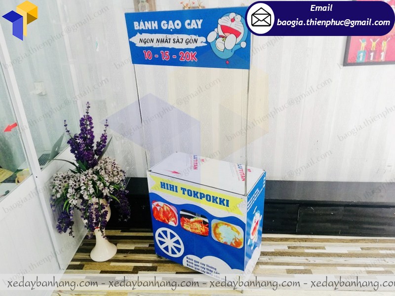 booth samping sắt bán hàng ở sài gòn