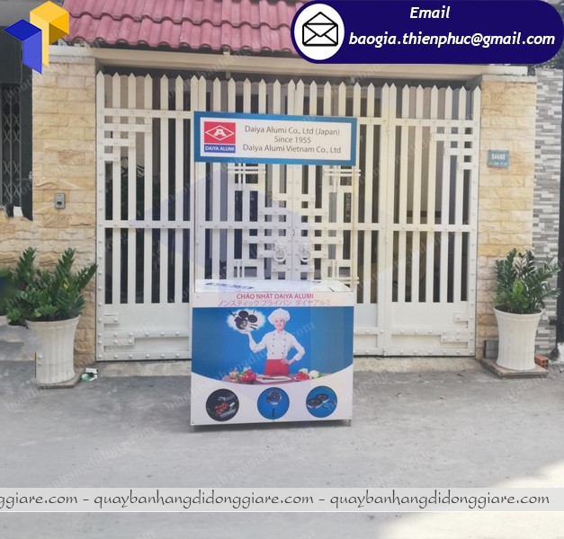 Booth bán hàng quảng cáo  tại hcm