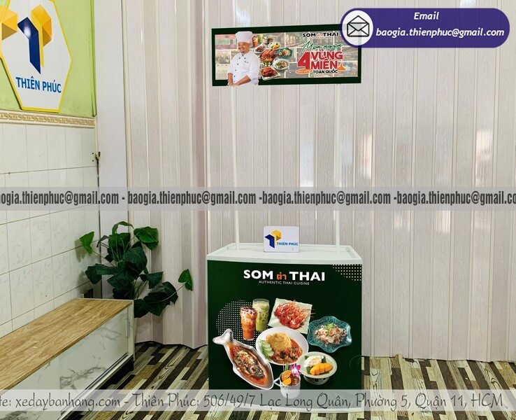 booth quảng cáo siêu thị