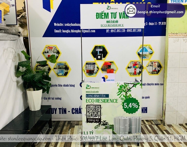 booth quảng cáo sản phẩm