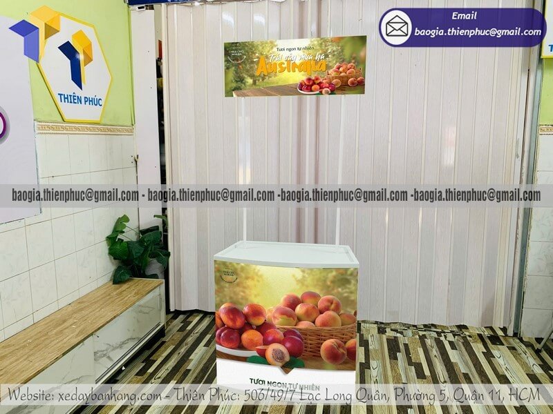 quầy sampling bán hàng