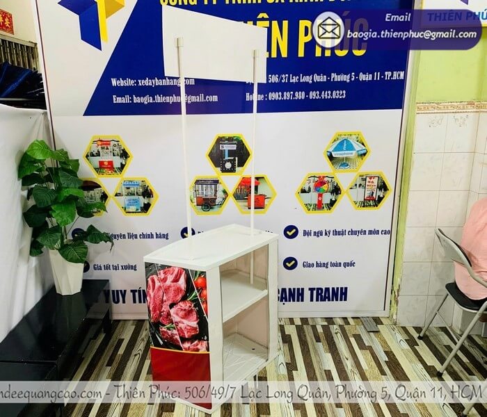 booth sampling nhựa giá rẻ