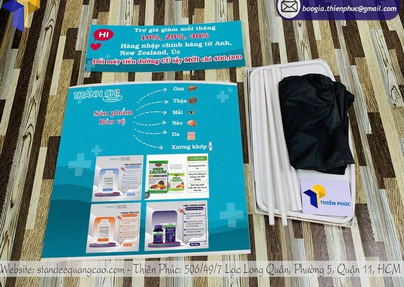 booth sampling di động bền