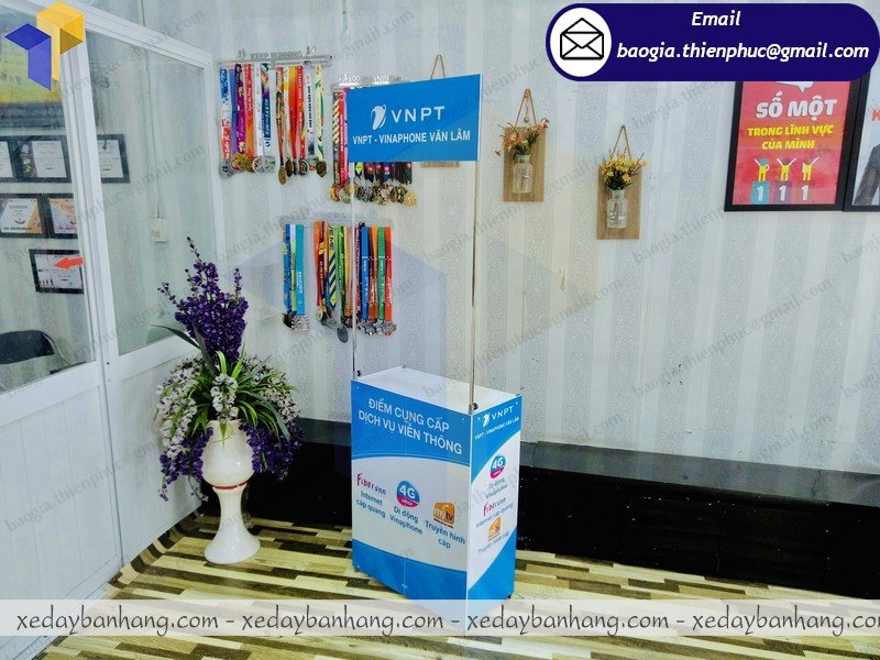 booth sắt bán hàng khuyến mãi giá rẻ