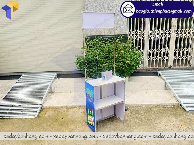 booth sắt bán rượu Hàn Quốc đẹp