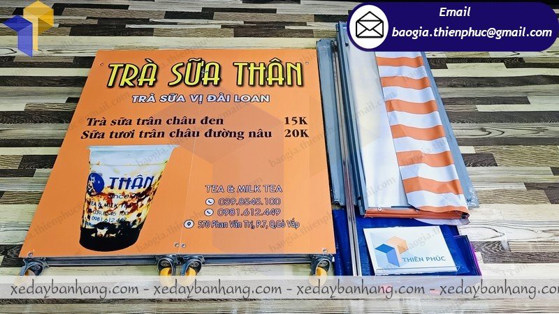 đặt làm  quầy bán trà sữa tháo lắp