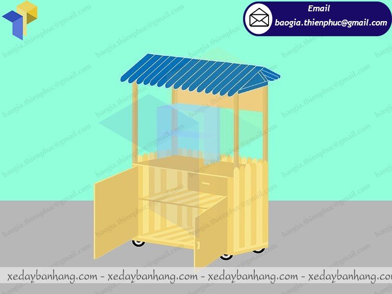 đặt làm tủ gỗ pallet bán cafe