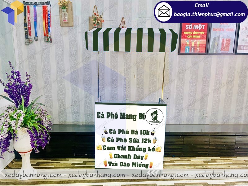 xe lắp ráp bán cafe thú cưng