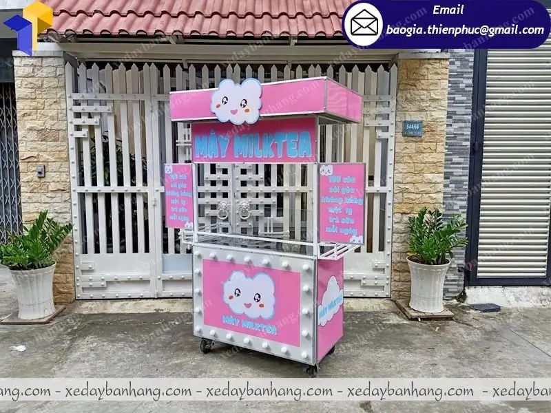 đặt làm  xe trà sữa take away