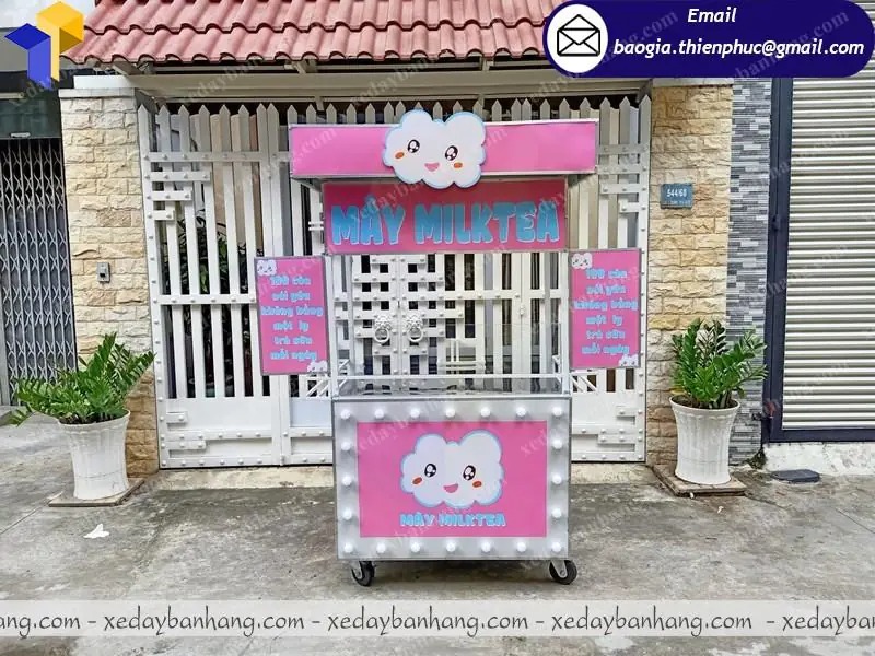 đóng  xe trà sữa take away