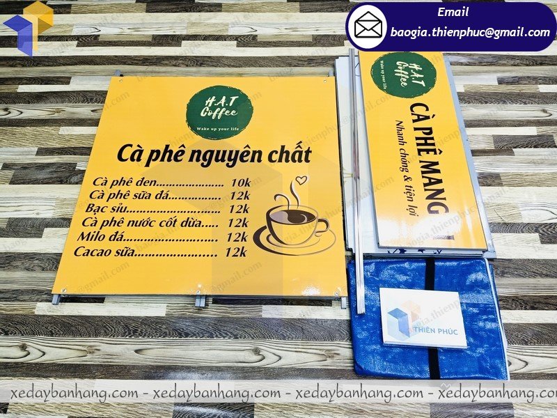 hình ảnh booth bán cafe mang đi giá rẻ