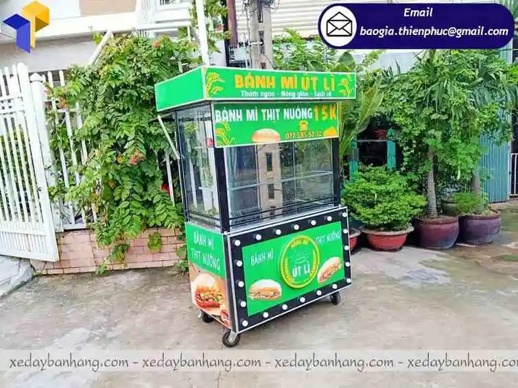 hình ảnh tủ bán bánh mì bằng sắt