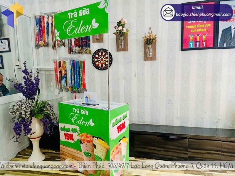 booth bán hàng ngoài trời