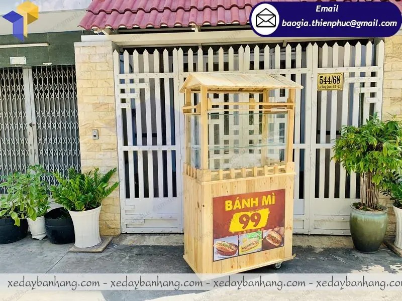 mẫu xe bánh mì 1p30s đẹp