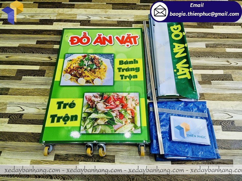 booth lắp ráp bán đồ ăn vặt giá rẻ