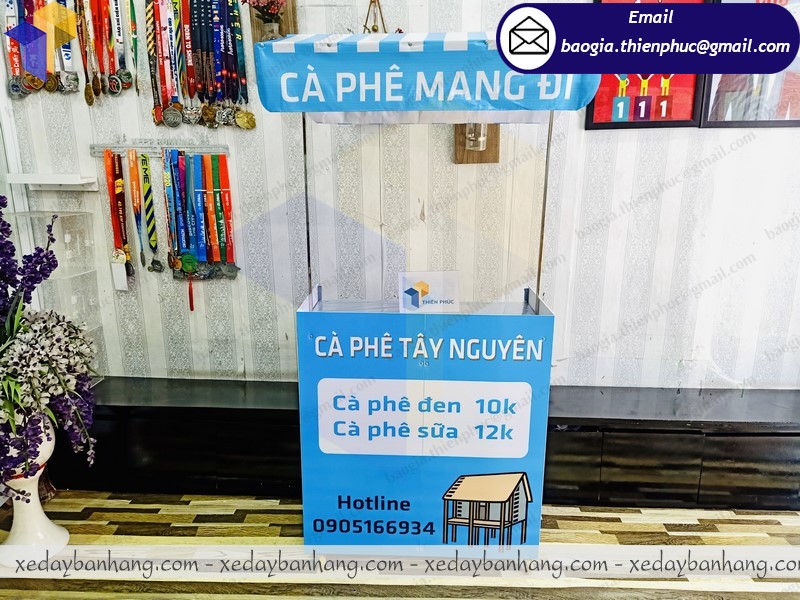 xe lắp ráp bán cafe