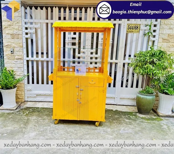 nơi bán tủ trà sữa bằng gỗ pallet