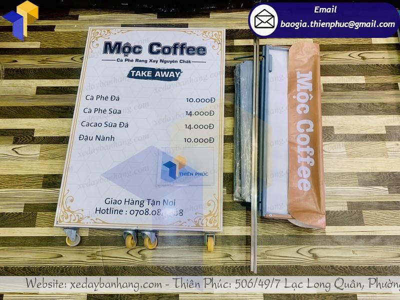 đặt mẫu quầy xe bán cafe lắp ráp ngoài đường phố giá siêu rẻ