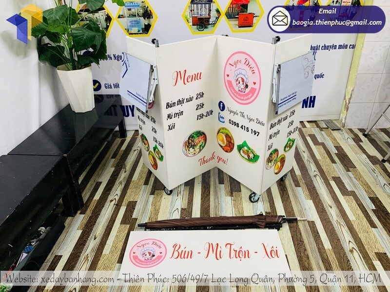 quầy di động bán hàng