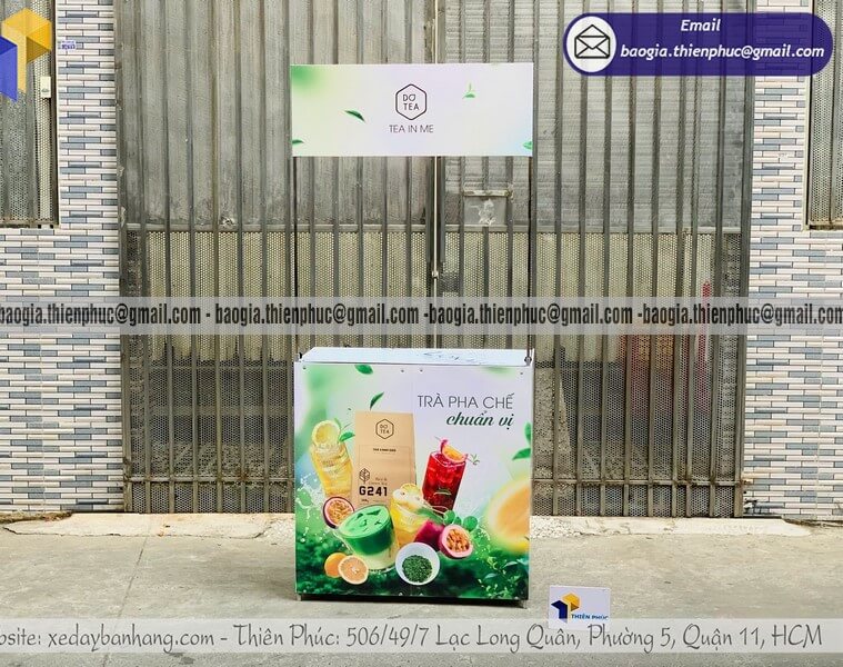 quầy sampling di động