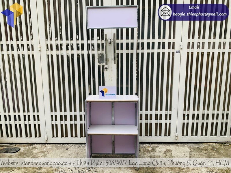 thiết kế booth sampling