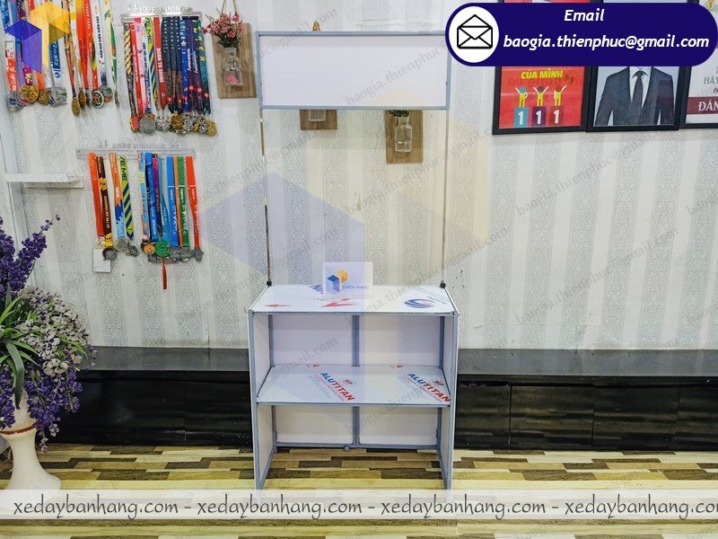 sản xuất booth sắt sampling giá rẻ