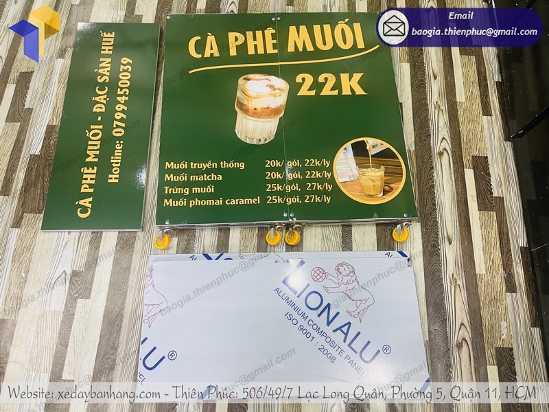 xe bán café mang đi gọn