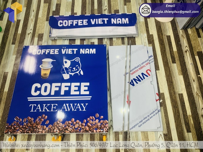 xe bán café take away gọn