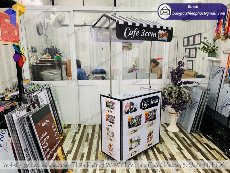 xe bán café xếp m rẻ