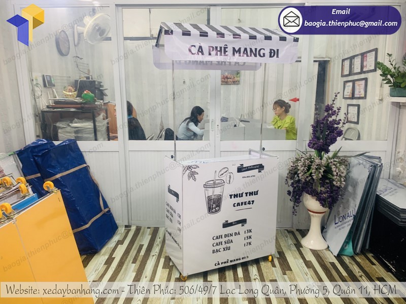 xe bán cà phê mang đi rẻ