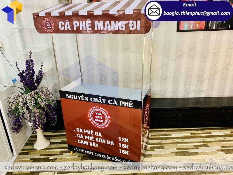 Xe bán cafe mang đi take away giá rẻ  ở cần thơ