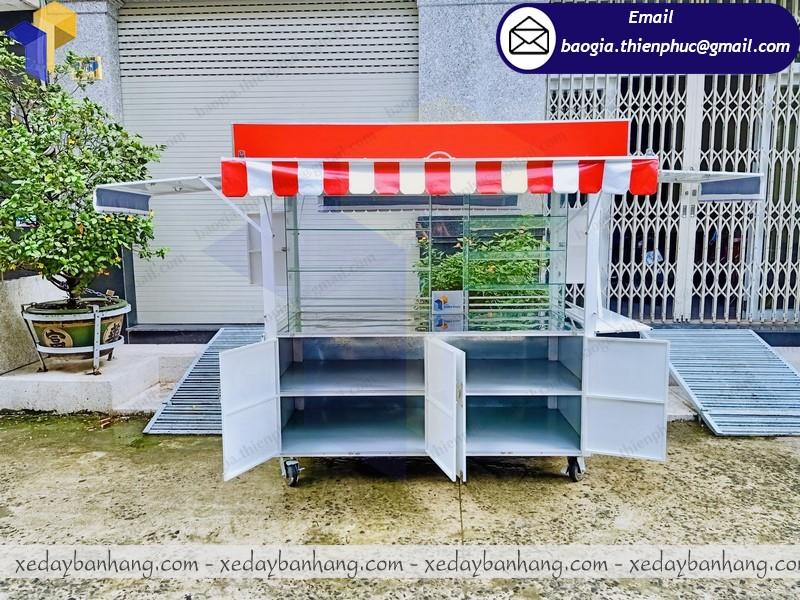 thiết kế xe bán lẩu ly theo yêu cầu