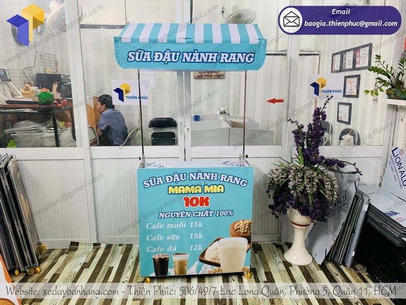 xe bán sữa đậu nành