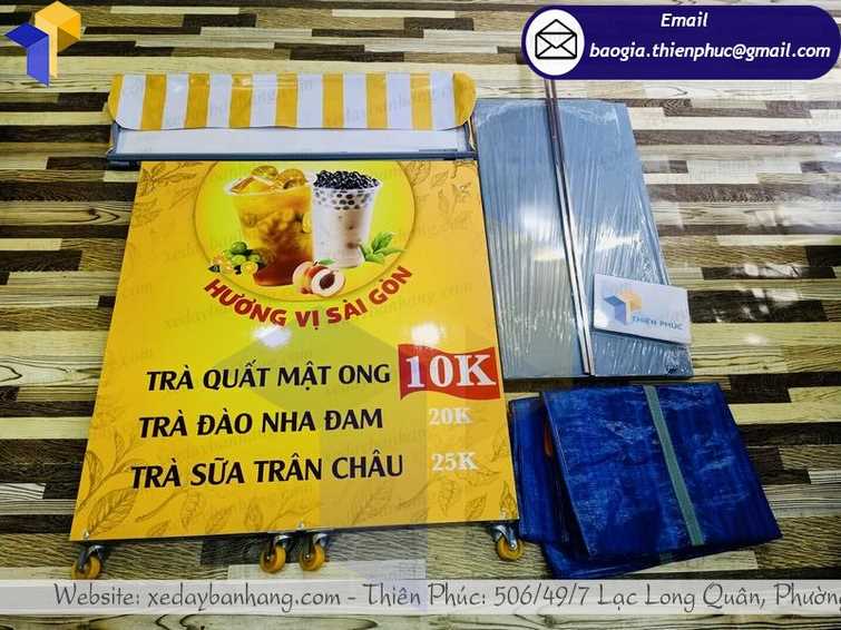 xe bán trà tắc giá rẻ đẹp