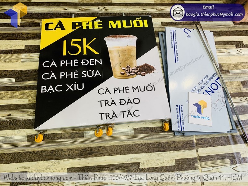 xe cafe muối take away bền